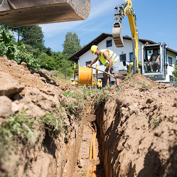 Symbolfoto FTTH-Ausbau 