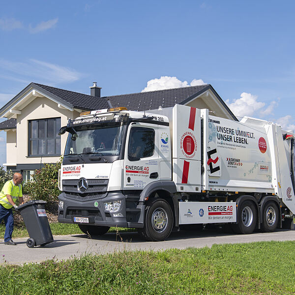 Energie AG Umwelt Service Müllwagen