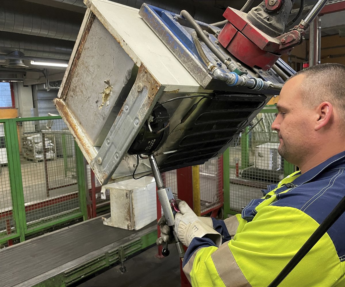 Kühlgeräte-Recyclinganlage Timelkam