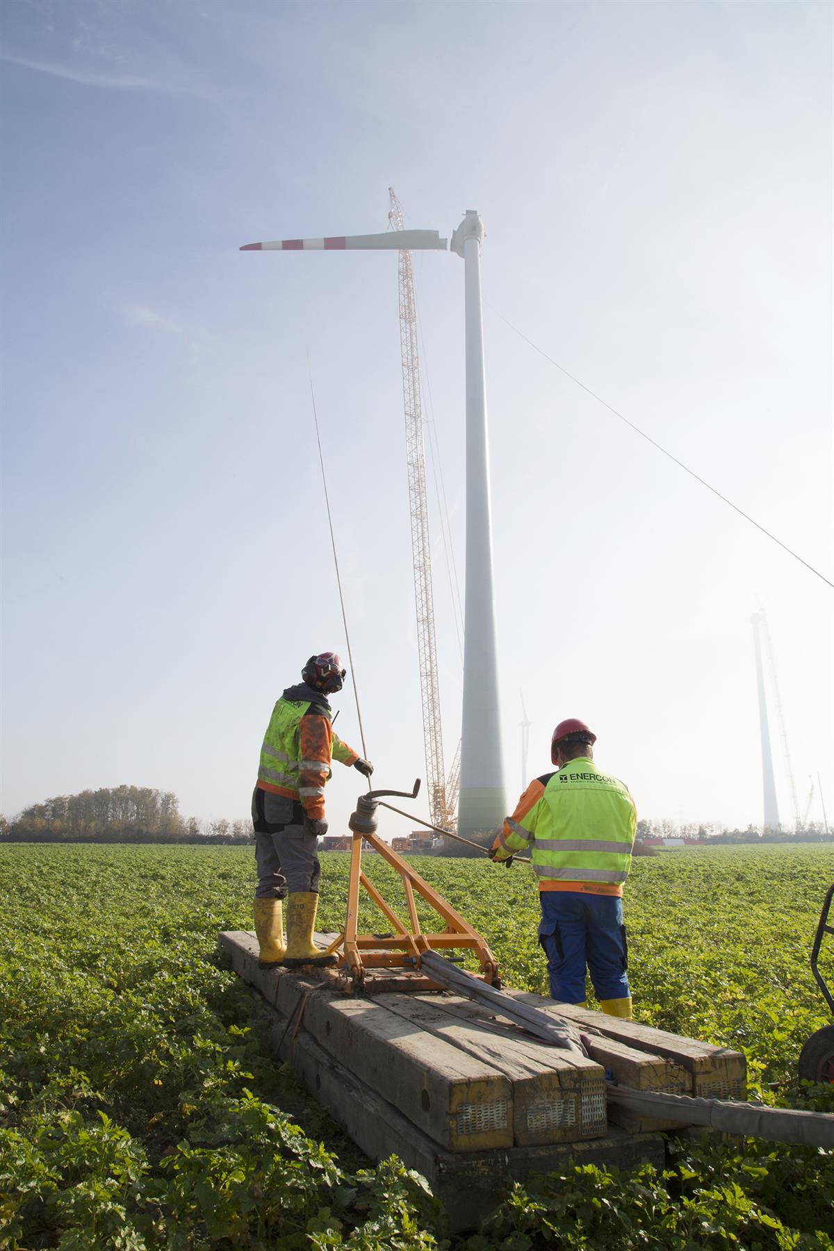 201511 Windpark Trautmannsdorf Montage 8944