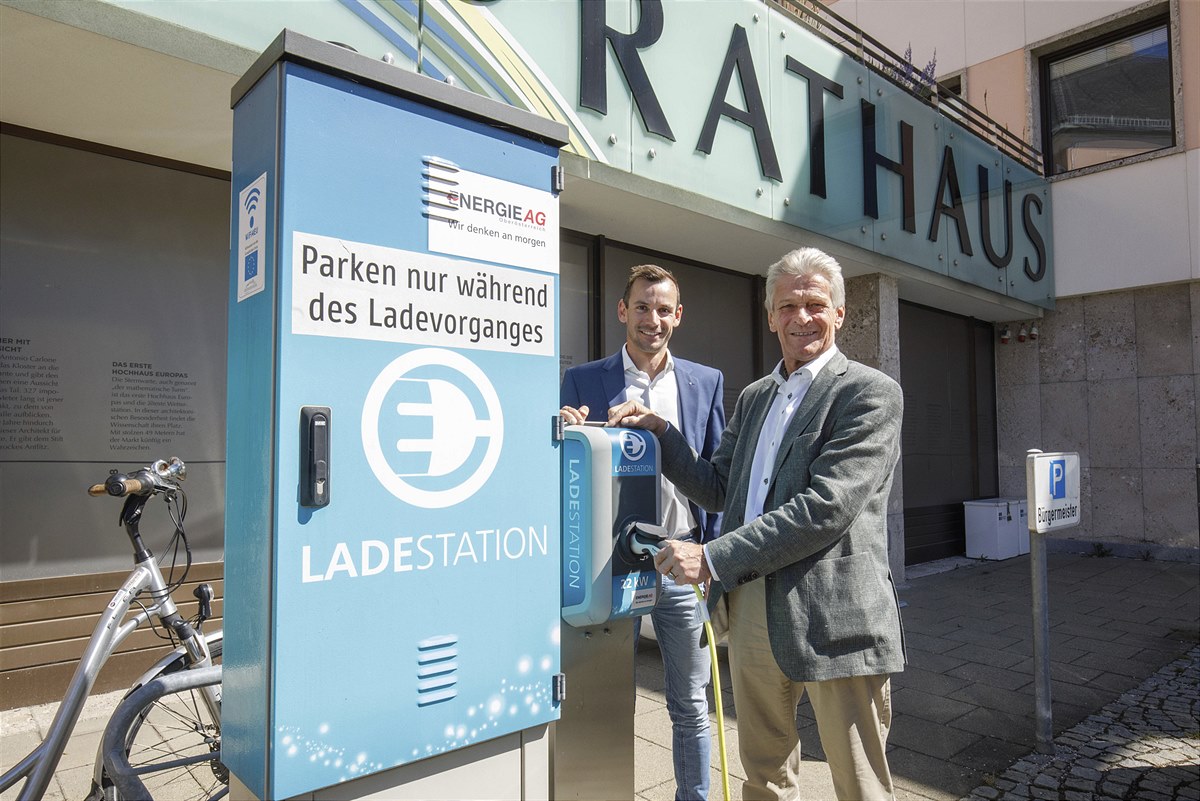 Übergabe E-Ladestation Kremsmünster