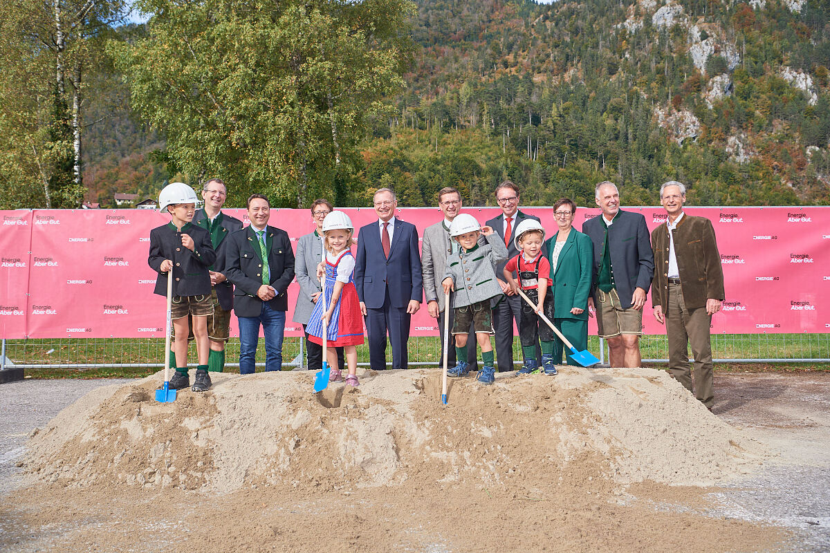 Spatenstich in Ebensee