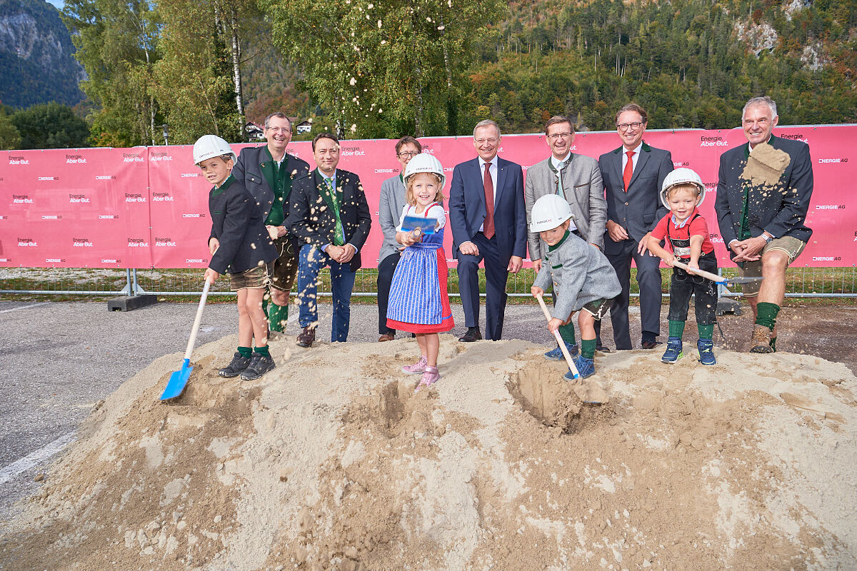 Spatenstich in Ebensee