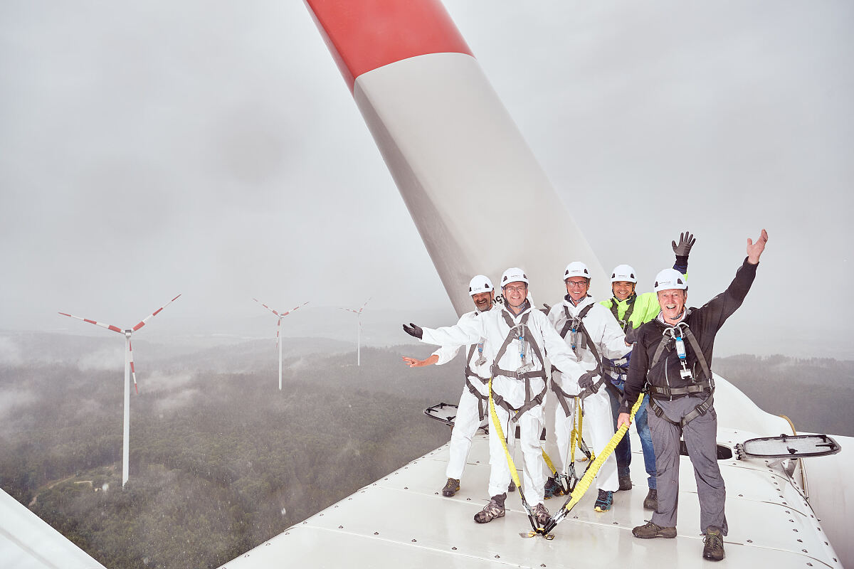 Besichtigung des Windparks Munderfing