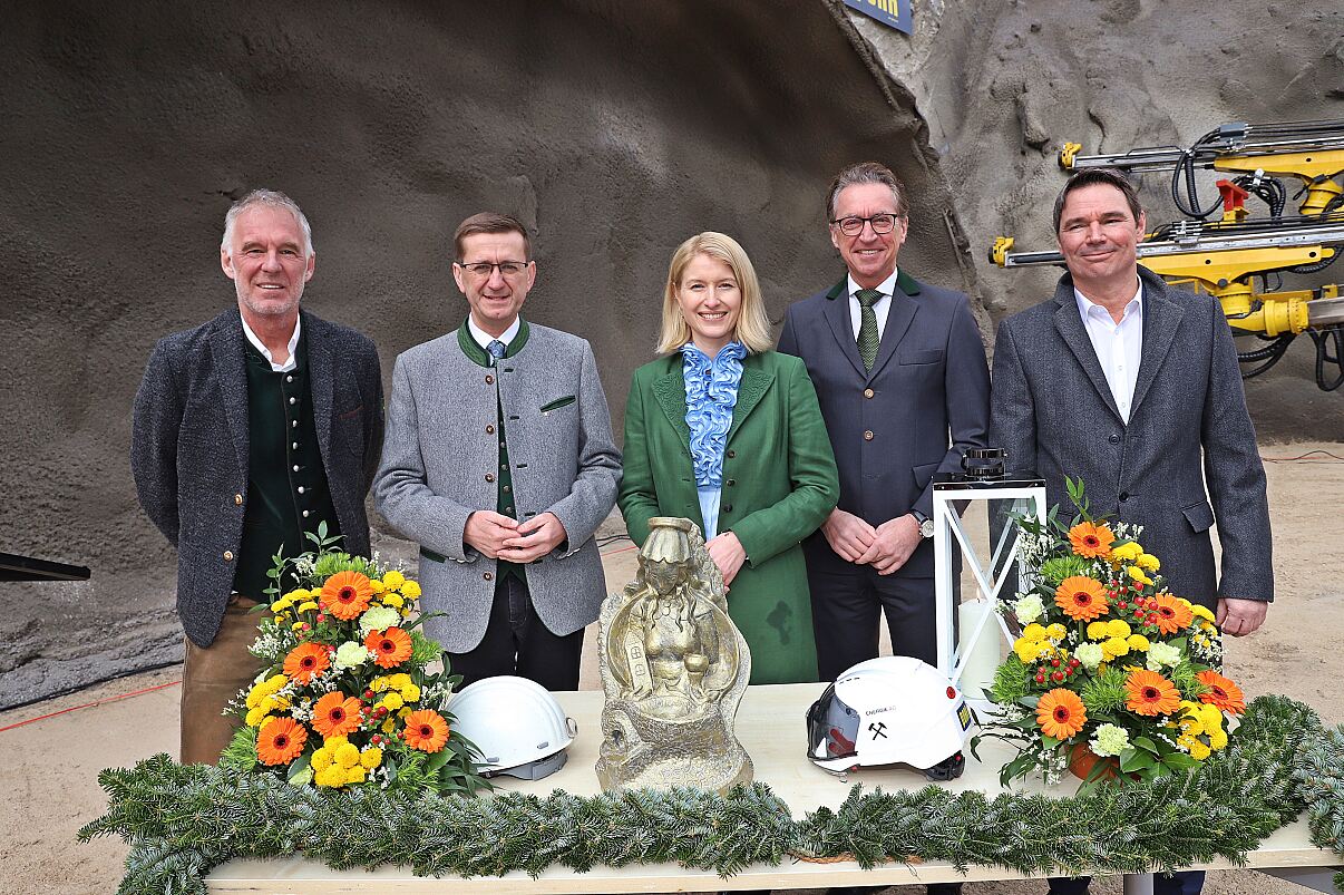 Tunnelanschlagfeier Pumpspeicherkraftwerk Ebensee