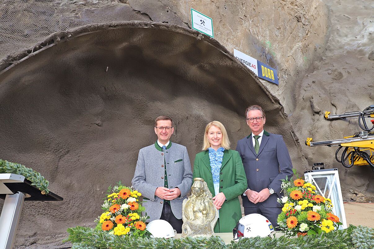 Tunnelanschlagfeier Pumpspeicherkraftwerk Ebensee