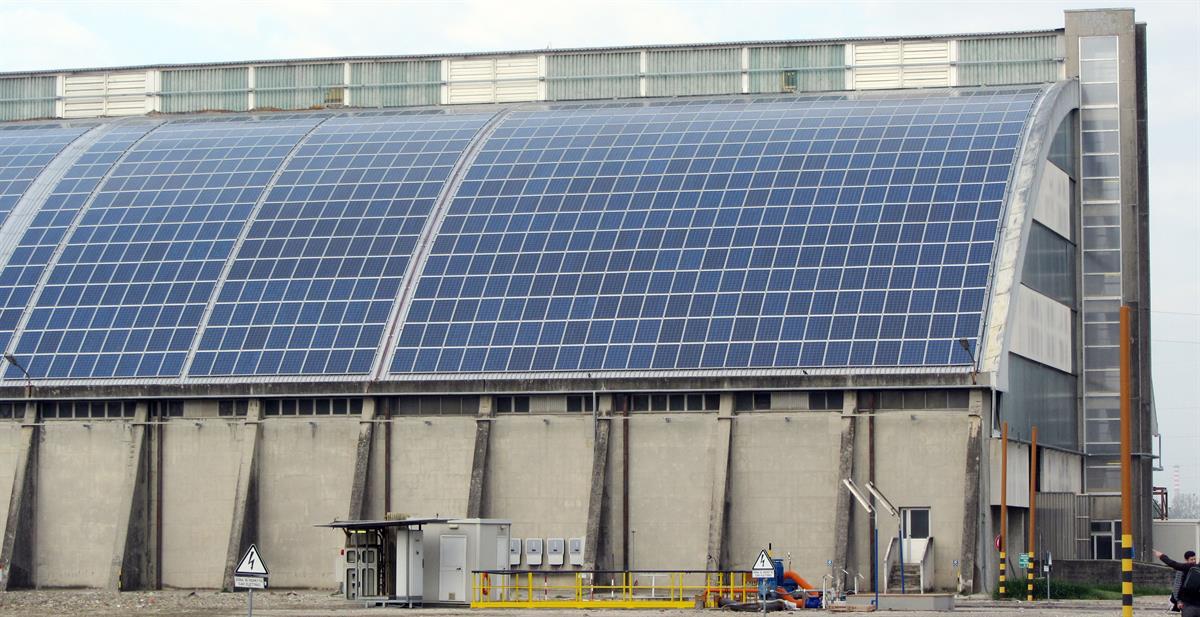 Photovoltaik-Kraftwerk Yara in Ferrara, Italien